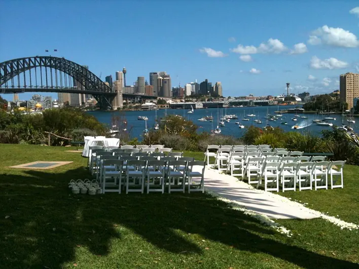 White padded chair for events in Bonnyrigg