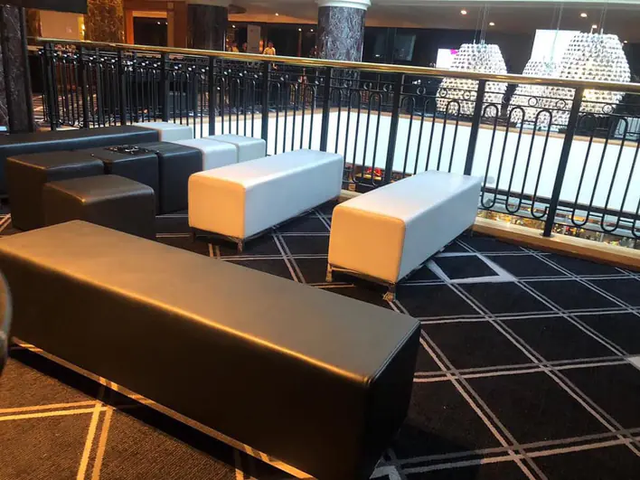 ottoman bench for events in Melbourne