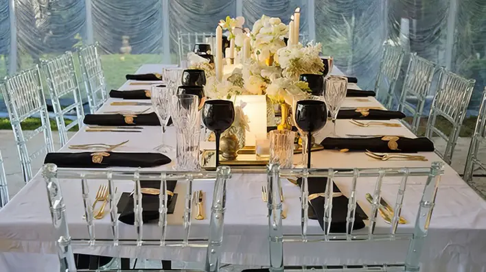 Tiffany Chair for events in Grose Vale