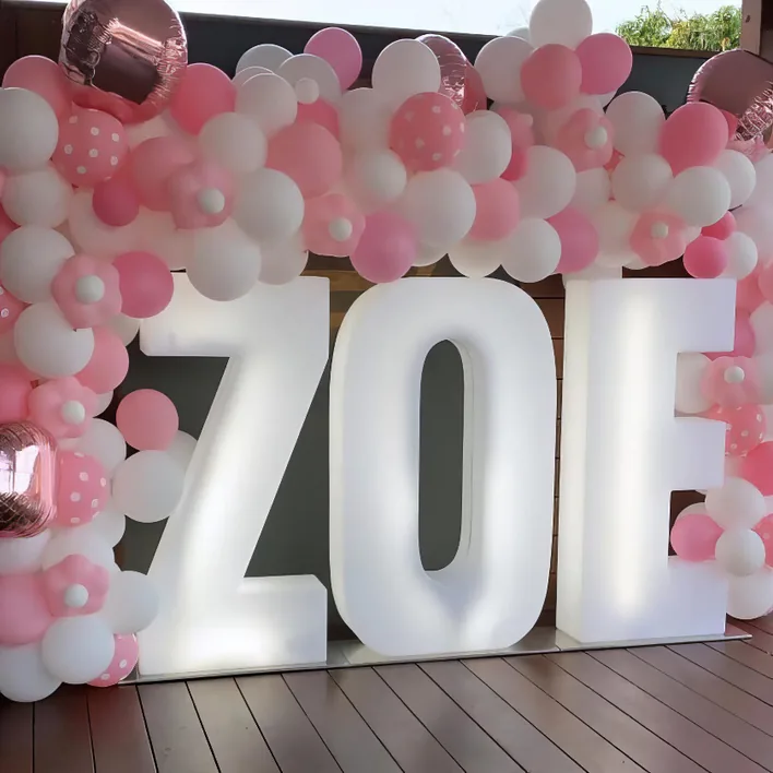Glow Letter for events