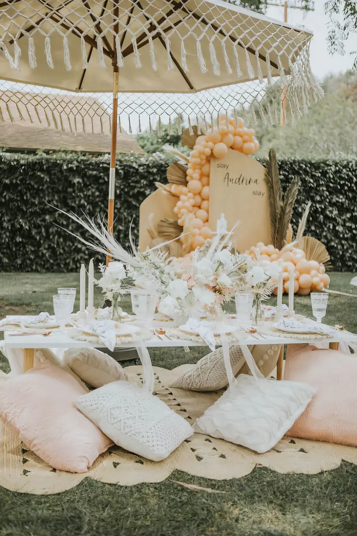 Low Picnic Tables for events