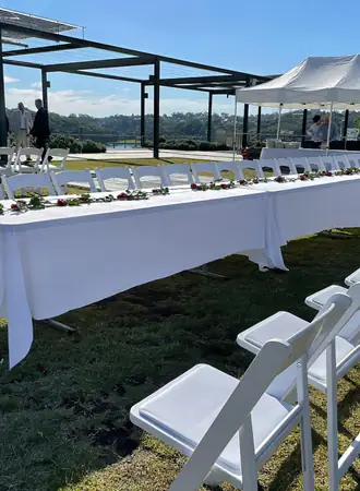 White Folding Chair for events in Mill Park Melbourne