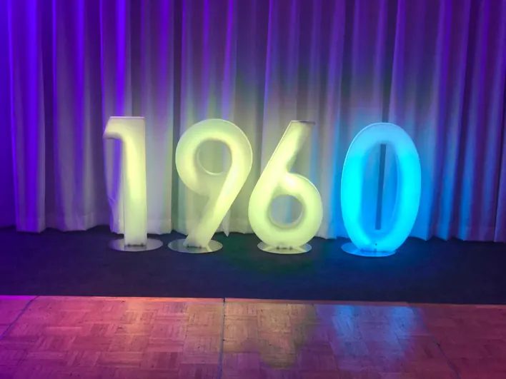 Glow Numbers for events
