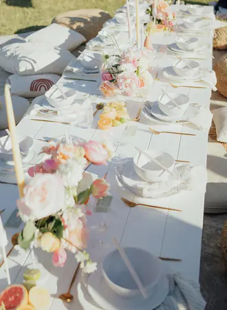 Boho Picnic Tables