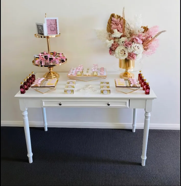 White Signing Table for Events