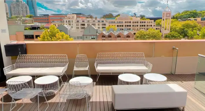 Wire lounge furniture being for events