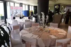 Round tables hires for a wedding