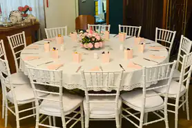 White Tiffany Chair For Wedding