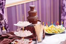 Vibrant Picture Chocolate Fountain