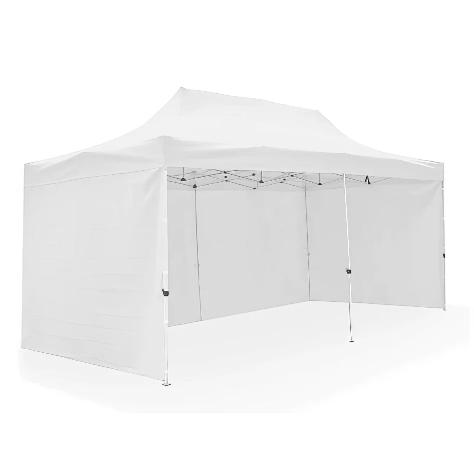 4mx8m Pop Up Marquee w/ Walls On 3 Sides