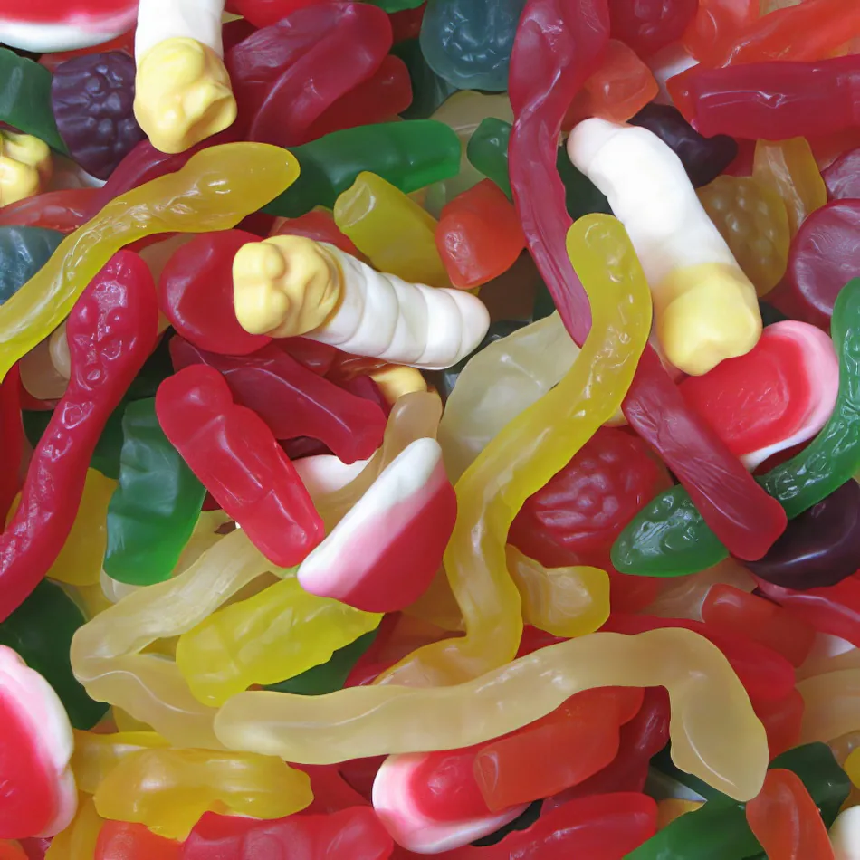 Vase Of Assorted Lollies