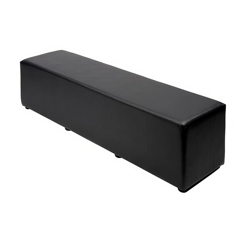Black Ottoman Bench