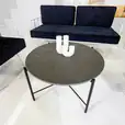 Black Cross Coffee Table top view