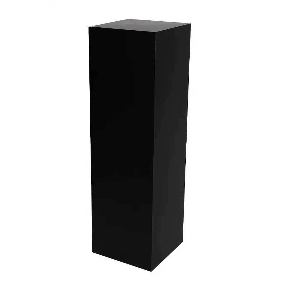 Black Square Acrylic Plinth Hire - Large