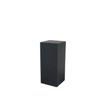 Black Square Acrylic Plinth Hire - Small