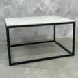 Black rectangle our coffee table available for hire