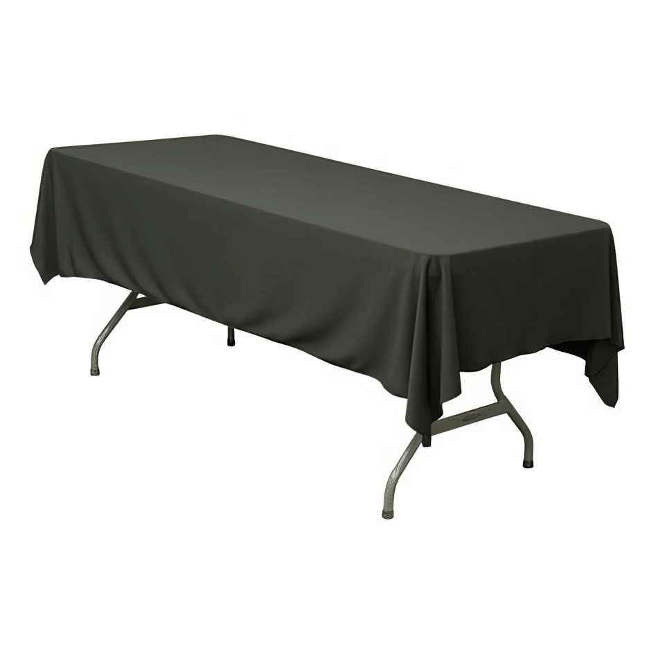 Black Tablecloth For Standard Trestle Table