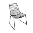 Black Wire Chair / Black Arrow Chair Hire