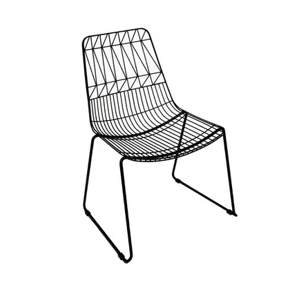 Black Wire Chair / Black Arrow Chair Hire