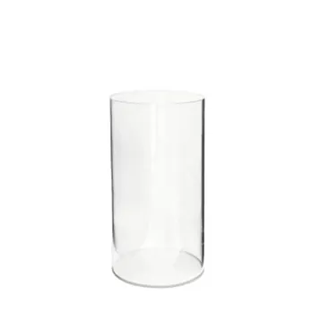 Clear Acrylic Round Plinth Hire - Medium