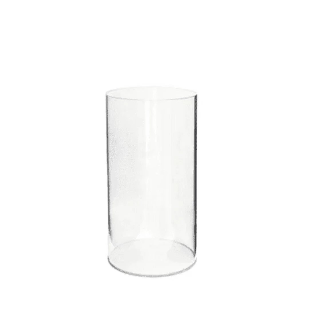 Clear Acrylic Round Plinth Hire - Medium