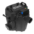 A black box with a blue light attached to it, used for Dry Ice Machine Hire with Operator.