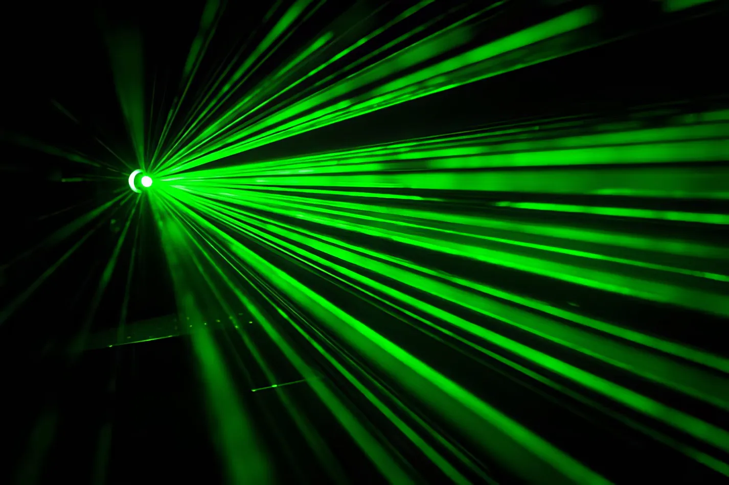 Rent a mesmerizing green laser beam for your next event in a dimly lit room.