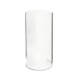 Clear Acrylic Round Plinth Hire - Large