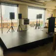 stage, room