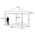 A pop-up marquee table seating chart