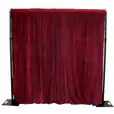 Red drapes for events