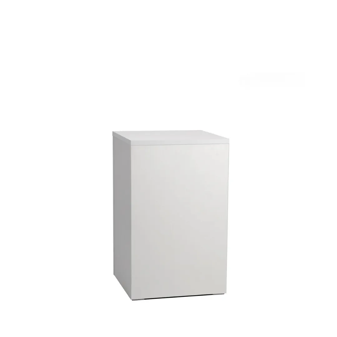 White Square Timber Plinth Hire - Small