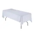 White Tablecloth for Standard Trestle Table