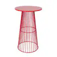 Red Wire Cocktail Table Hire