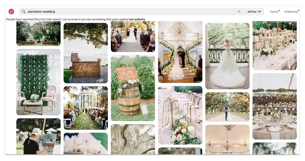 How to Use Pinterest to Plan Your Wedding