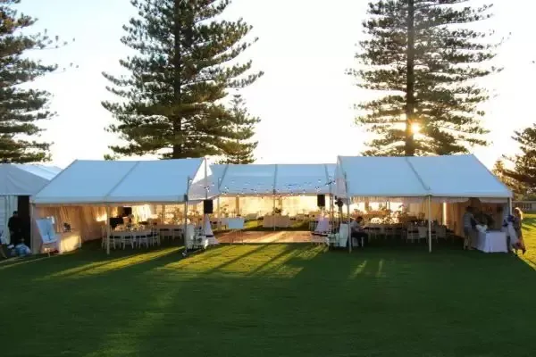 Marquee event setup
