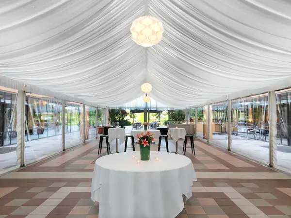 Marquee event at night
