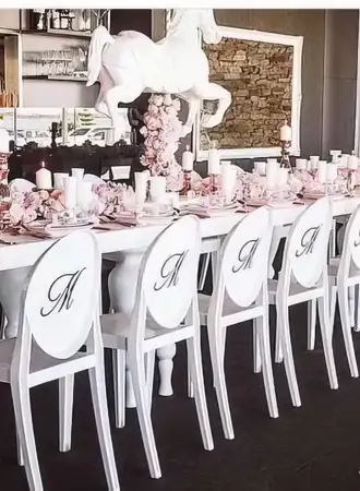 Victorian chairs for a wedding function