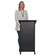 A person standing at our lectern
