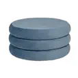 Apollo large sky blue velvet ottoman for events and conference spaces