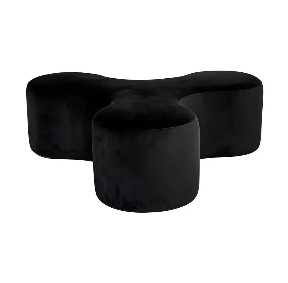Apollo Tripod Daybed Black Velvet