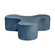 Apollo tripod daybed in sky blue velvet for premium events and VIP lounges