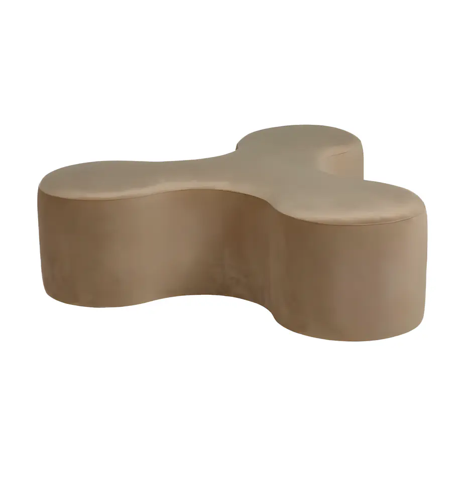 Apollo Tripod Daybed Stone Velvet