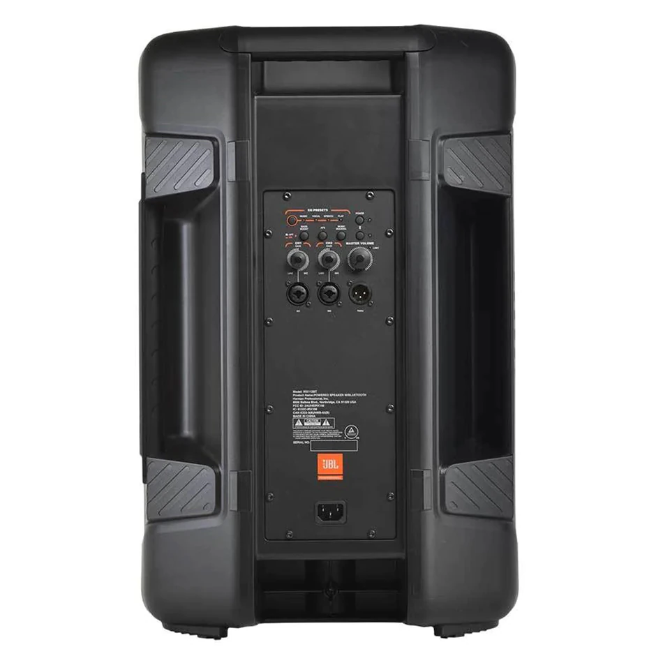 The back view of the JBL bluetooth speaker