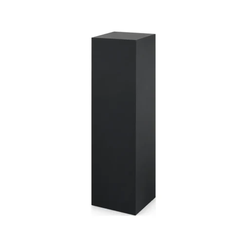Black Timber Plinth Hire - 90cm