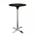 Black Top Cocktail Table Hire