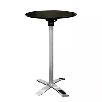 Black Top Cocktail Table Hire