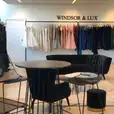 Windsor and lux boutique offering Black Wire Cocktail Table Hire.