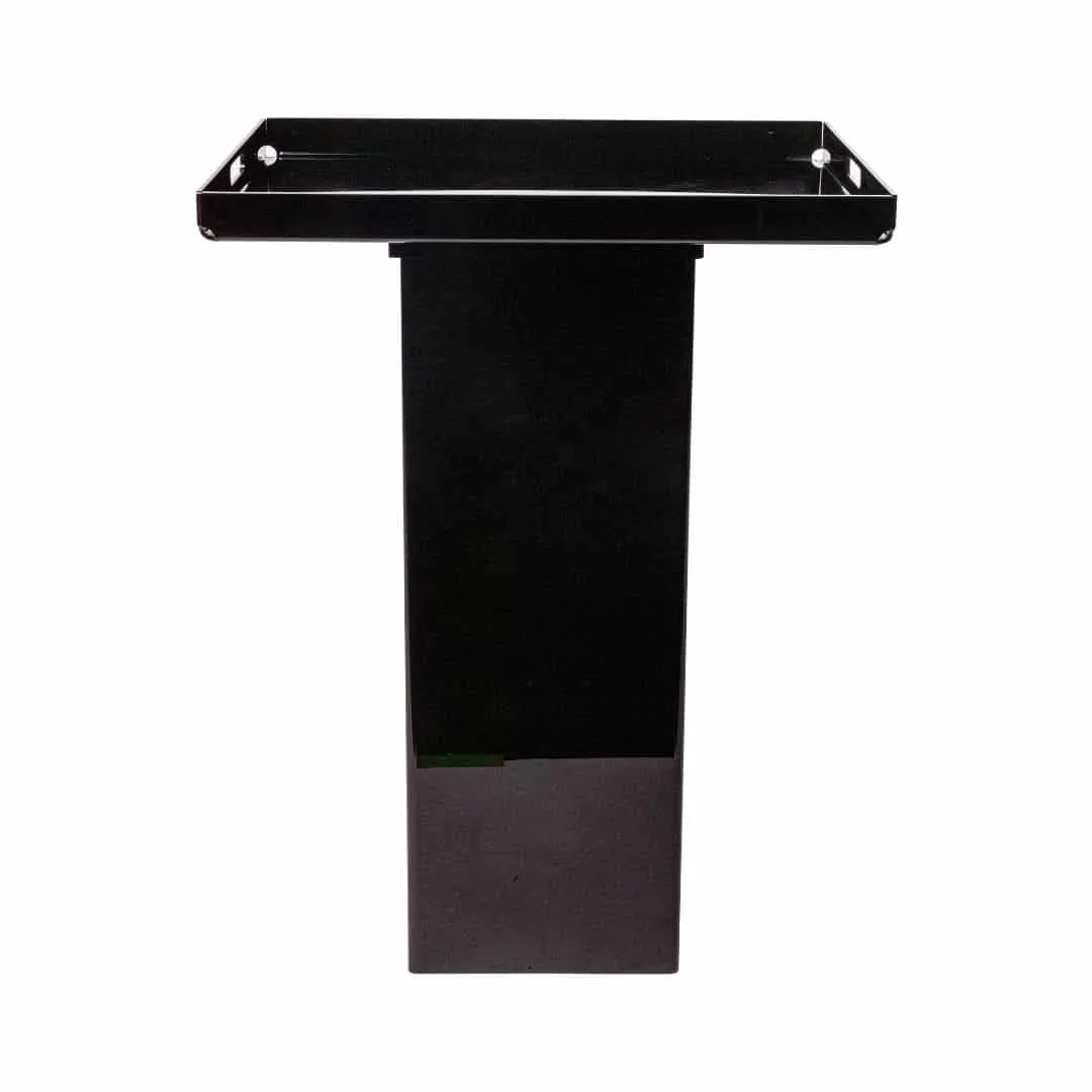 Butler's Tray - Black Acrylic (Fits Plinth)