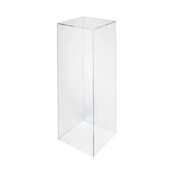 Clear Acrylic Plinth Hire - 100cm